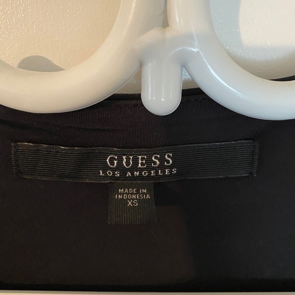 Guess little black dress with faux leather - Picture 4 of 4